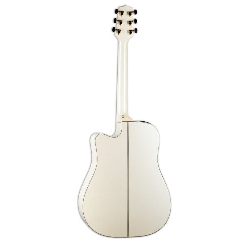 Takamine - G Series Steel String Dreadnought Acoustic / Electric Guitar - Pearl White - GD37CEPW