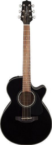 Takamine - FXC Cutaway Acoustic-Electric Guitar - Black - GF30CE-BLK