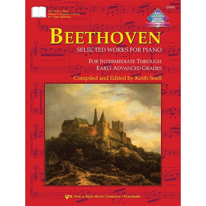 KJOS Master Composer Library - L.V. Beethoven Selected Works For Piano