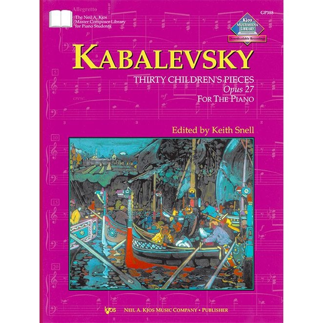 KJOS Master Composer Library - D. Kabalevsky 30 Children's Pieces, Opus 27