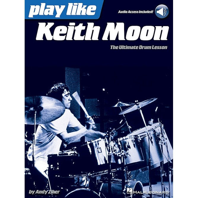 Play Like Keith Moon - Book With Online Audio Tracks HL00148086