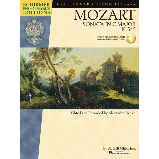 G. Schirmer, Inc. - W.A. Mozart - Sonata In C Major - K. 545 - Audio Access Included - Recorded Performances Online