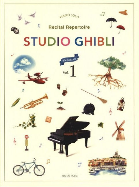 HL00364783 364783 ZN179221 ZO 179221 Schott Music - Studio Ghibli - Piano Solo - Recital Repertoire - Elementary Vol. 1