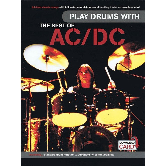 Play Drums With The Best Of Ac/Dc - Drum Transcriptions & Backing Tracks HL14050051