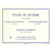 G. Dandelot - Etude Du Rythme - Volume 5