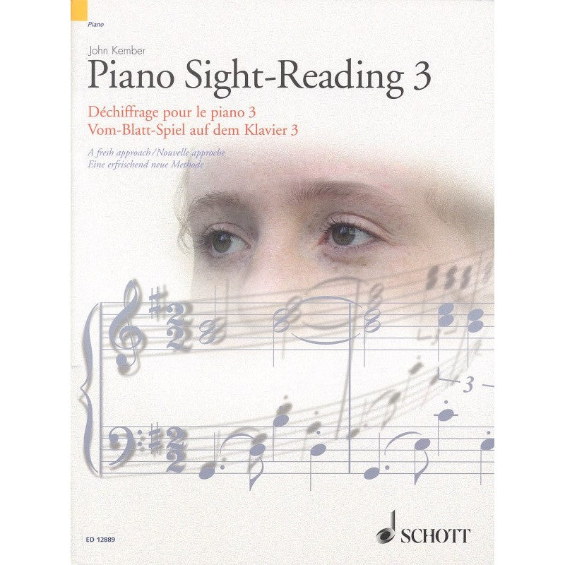 HL49015683 49015683 ED12889 ED 12889 Schott Music - John Kember - Piano Sight-Reading 3 - A Fresh Approach!
