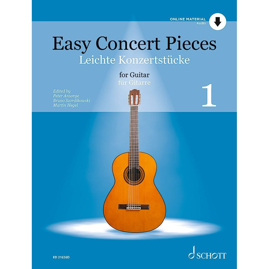 HL49047071 49047071 ED21636D ED 21636D Schott Music - Easy Concert Pieces Guitar - Volume 1