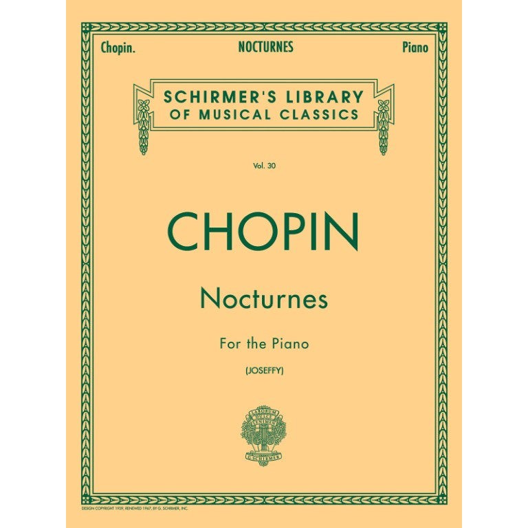 G. Schirmer, Inc. - F. Chopin - Nocturnes - For the Piano