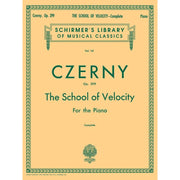 G. Schirmer, Inc. - C. Czerny - The School of Velocity - For the Piano - Op. 299