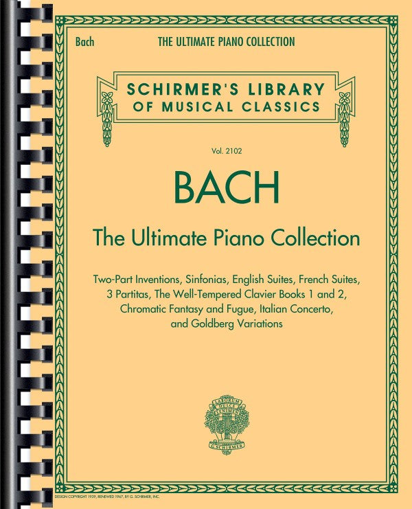 Schirmer - J.S. Bach  - The Ultimate Piano Collection