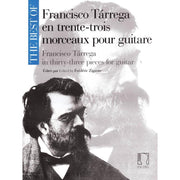 The Best of Francisco Tárrega en trente-trois morceaux pour guitare