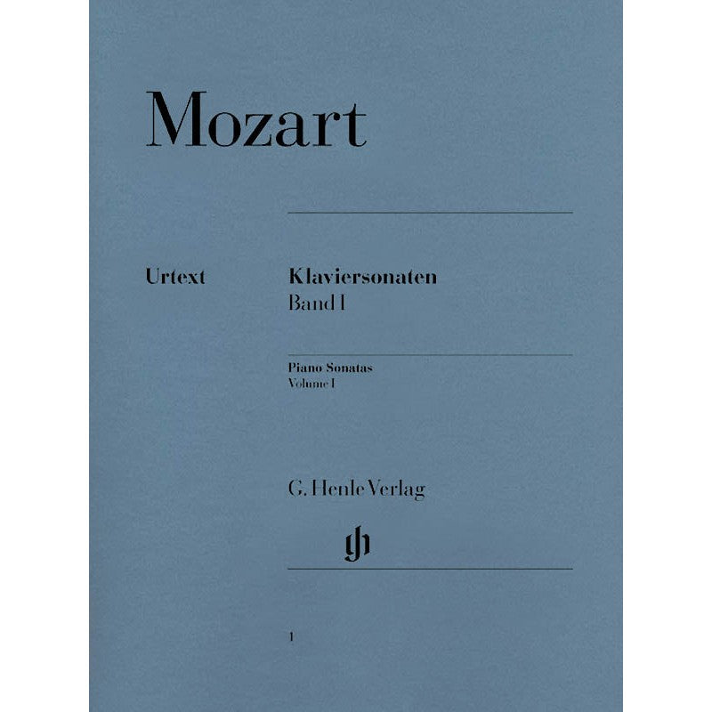 HL51480001 51480001 HN1 HN 1 G. Henle Verlag - W.A. Mozart  - Piano Sonatas - Volume I