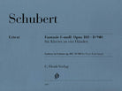 Henle - F.Schubert - Fantasy in F Minor op. 103 - D 940 for Piano Four-hands