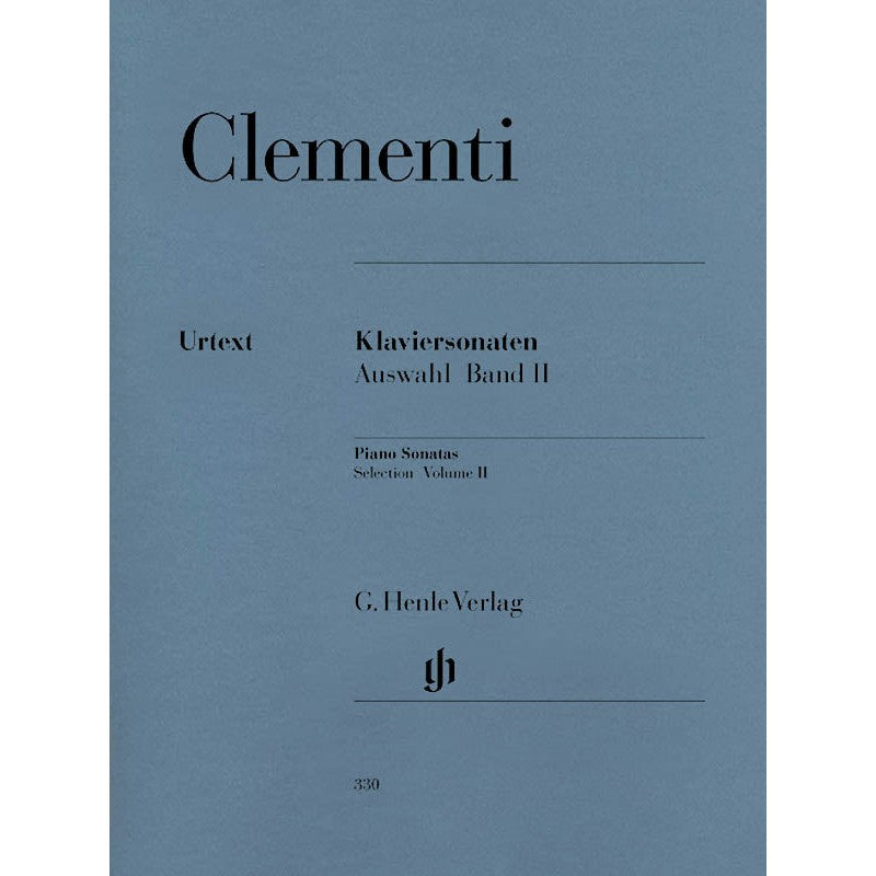 HL51480330 51480330 HN330 HN 330 G. Henle Verlag - M. Clementi - Piano Sonatas - Selection - Volume II
