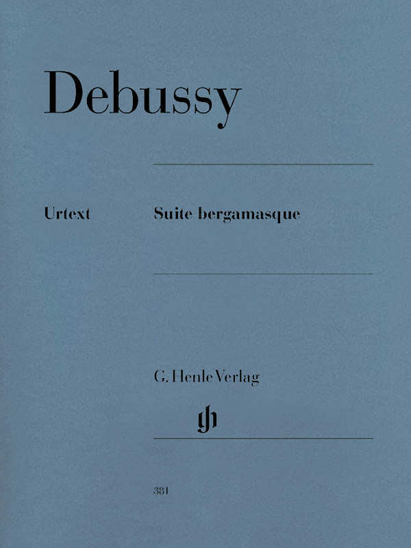 HL51480381 51480381 HN381 HN 381 G. Henle Verlag - C. Debussy - Suite bergamasque