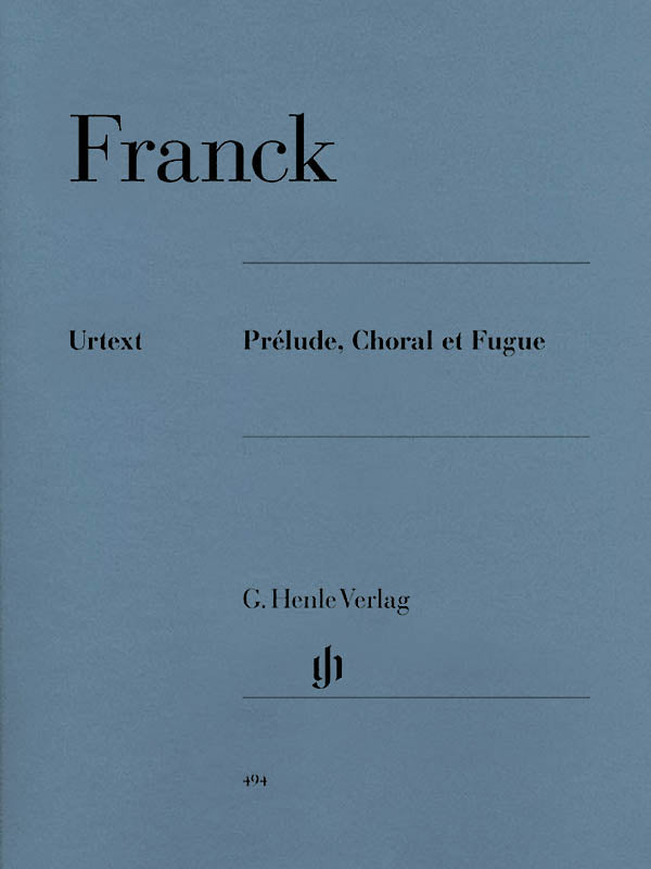 HL51480494 51480494 HN494 HN 494 G. Henle Verlag - C. Franck - Prélude, Choral et Fugue