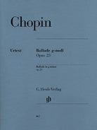 HL51480867 51480867 HN867 HN 867 G. Henle Verlag - F. Chopin - Ballade in g minor - op. 23