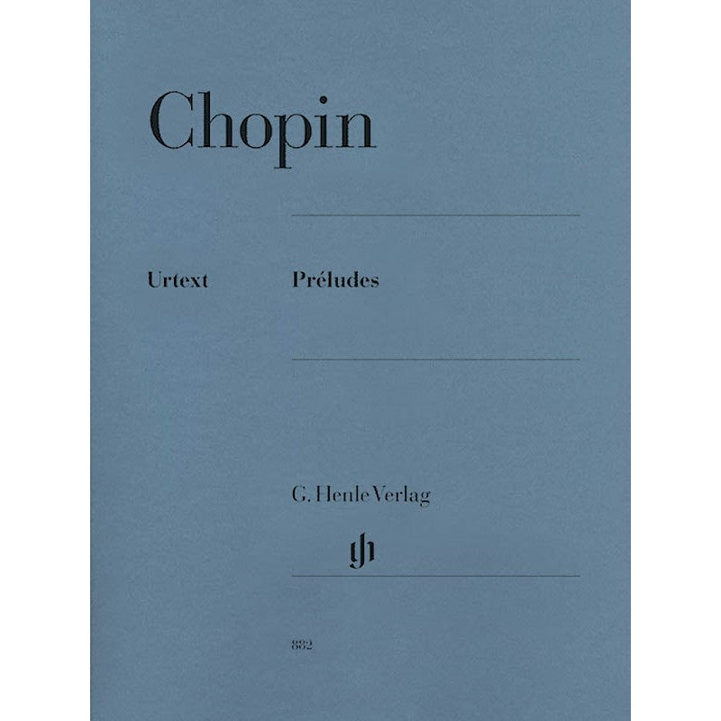HL51480882 51480882 HN882 HN 882 G. Henle Verlag - F. Chopin - Préludes