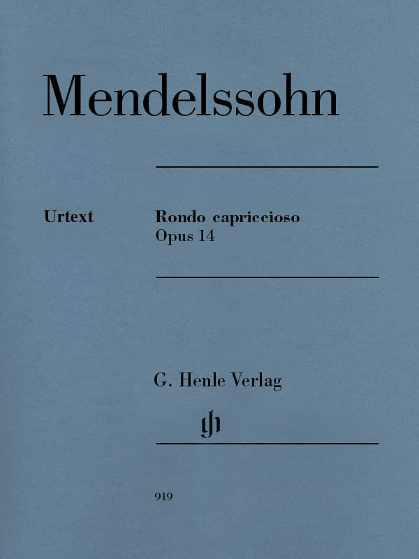 HL51480919 51480919 HN919 HN 919 G. Henle Verlag - F. Mendelssohn - Rondo capriccioso - Opus 14