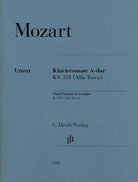 HL51481300 51481300 HN1300 HN 1300 G. Henle Verlag - W.A. Mozart - Piano Sonata A Major K. 331 (Alla Turca)