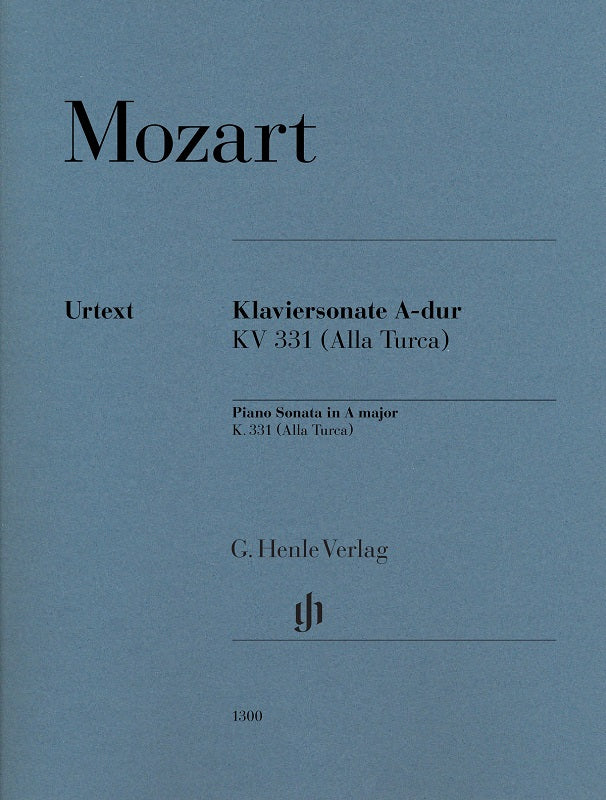 HL51481300 51481300 HN1300 HN 1300 G. Henle Verlag - W.A. Mozart - Piano Sonata A Major K. 331 (Alla Turca)