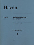 Henle - J. Haydn - Piano Sonata D major - Hob XVI:37