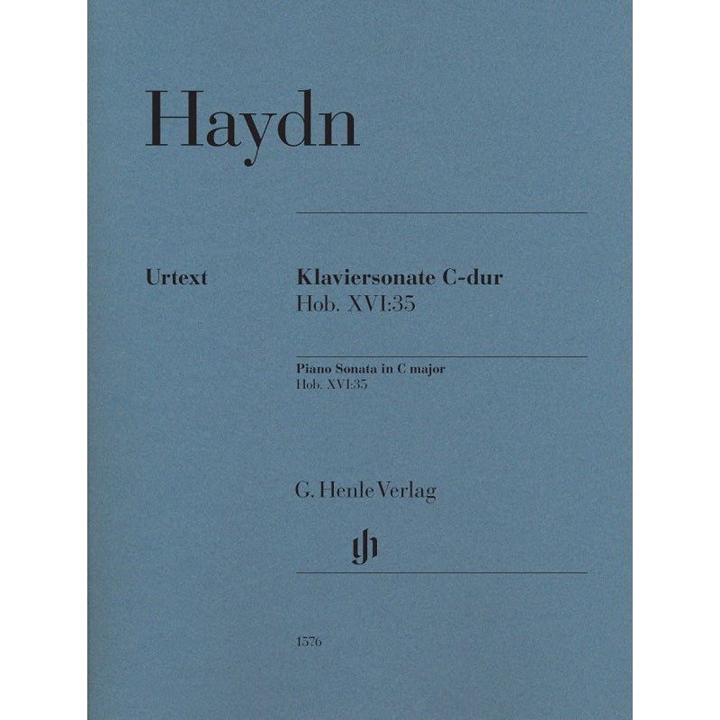 HL51481576 51481576 HN1576 HN 1576 G. Henle Verlag - J. Haydn - Piano Sonata in C major - Hob. XVI:35