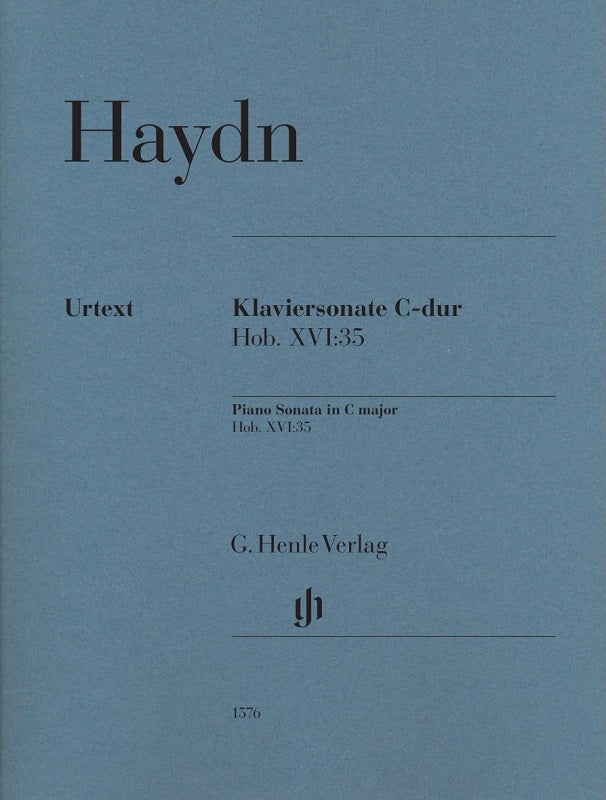 HL51481576 51481576 HN1576 HN 1576 G. Henle Verlag - J. Haydn - Piano Sonata in C major - Hob. XVI:35