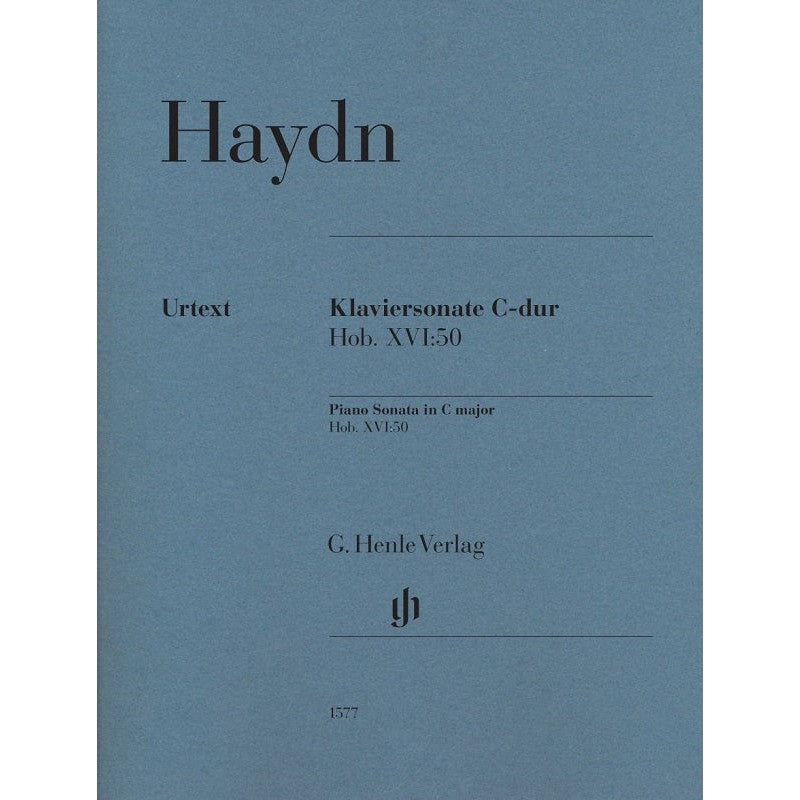 HL51481577 51481577 HN1577 HN 1577 G. Henle Verlag - J. Haydn - Piano Sonata in C major - Hob. XVI:50