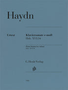 Henle - J. Haydn - Piano Sonata in c minor - Hob. XVI:34