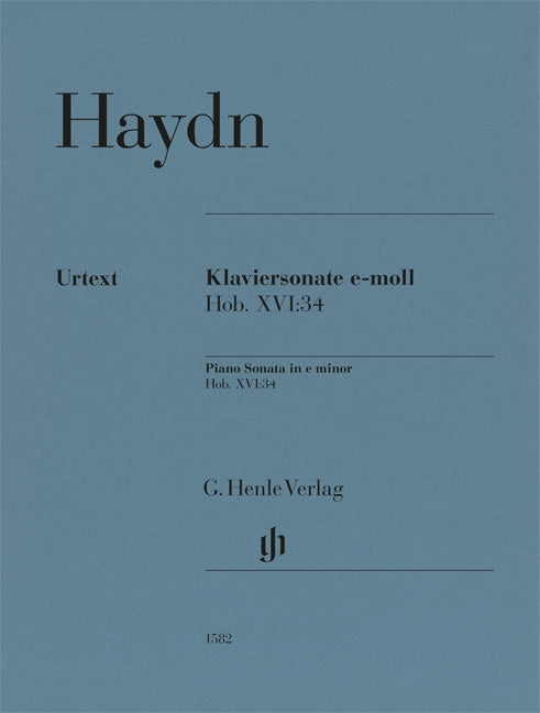 Henle - J. Haydn - Piano Sonata in c minor - Hob. XVI:34