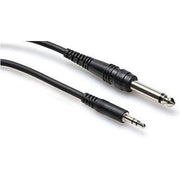 Hosa - CMP-110 Mono Interconnect- 3.5 mm (1/8) stereo to 1/4 Mono- 10'