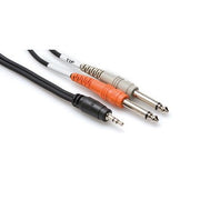 Hosa - CMP-153 1 X 3.5 mm to 2 X 1/4