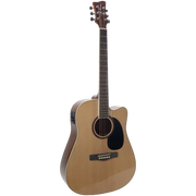 Jay Turser - Dreadnought Cutaway with EQ Natural - JTA524D-CE-N