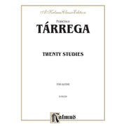 Kalmus Edition - F. Tárrega - Twenty Studies