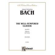 Kalmus Edition - J.S. Bach - The Well-Tempered Clavier, Volume I
