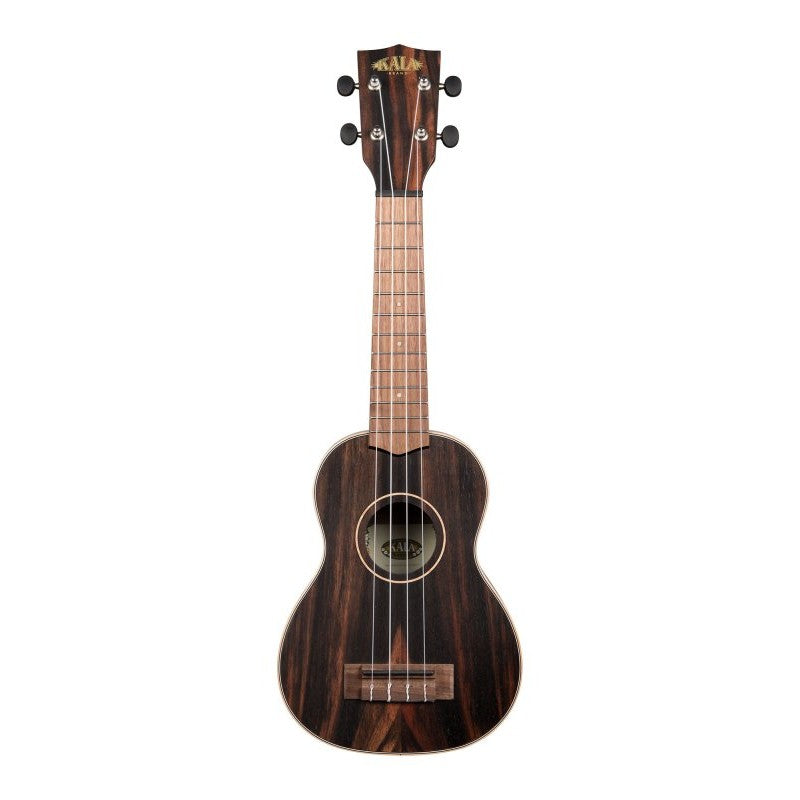KALA - Striped Ebony Soprano Ukulele - KA-EBY-S