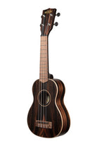 KALA - Striped Ebony Soprano Ukulele - KA-EBY-S