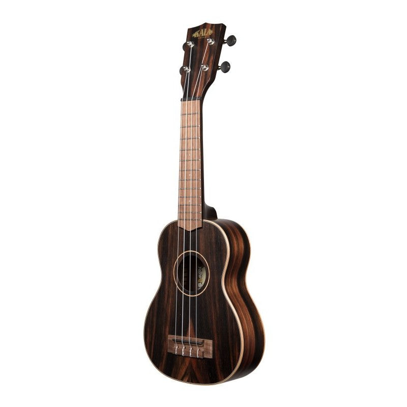 KALA - Striped Ebony Soprano Ukulele - KA-EBY-S
