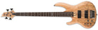 ESP - LTD Spalted Maple Natural Satin Left-handed Bass Guitar - LB204SMNSLH