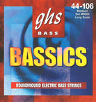GHS - 4-String Bassics, Nickel-Plated Electric Bass Strings - Medium (.044-.106) - M6000