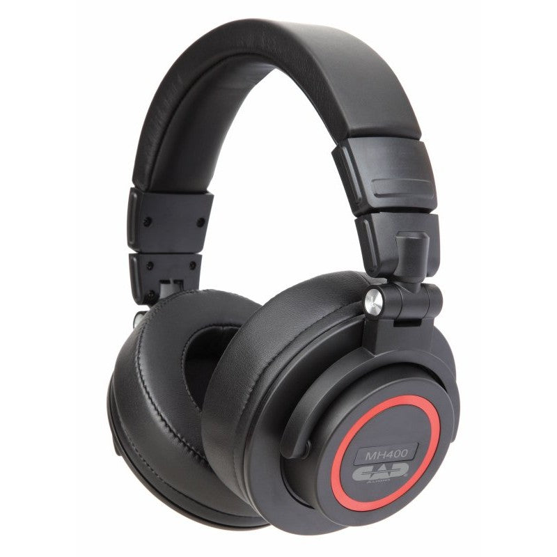 CAD - Closed-Back Studio Headphones With 50mm Drivers, Black - MH400