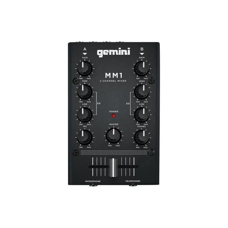 Gemini - 2-channel Pocket-sized DJ Mixer - MM1 – Steve's Music Store