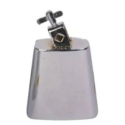 Mano Percussion - 5” Cowbell With Mounting Bracket, Chrome Finish - MP-CB05C