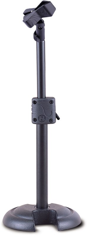 Hercules - "H" Base Microphone Stand w/EZ Mic Clip - MS100B