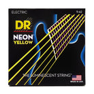 DR Handmade Strings - Neon Yellow Coated Electric Guitar Strings, Light (9-42) - NYE-9