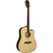 Oscar Schmidt - Spruce-Top Full-Size Dreadnought-Shape Acoustic Guitar - OG2CE-A