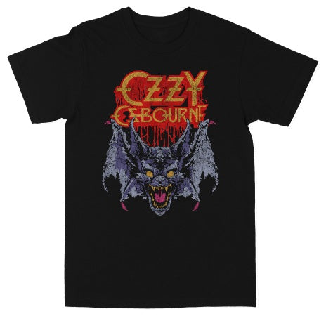 OZZY OSBOURNE Tシャツ T-Shirt - Ozzy Osbourne - Bat - Black - X-Large – Steve's