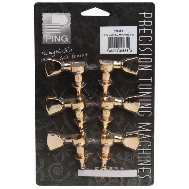 Ping - Geared Individual Tuning Machines - Gold - P2655A
