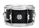 PACIFIC DRUMS & PERC - 6" x 10" Concept Black Wax Maple Snare Drum - PDSN0610BWCR
